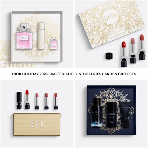 dior tuileries|Dior holiday gift set.